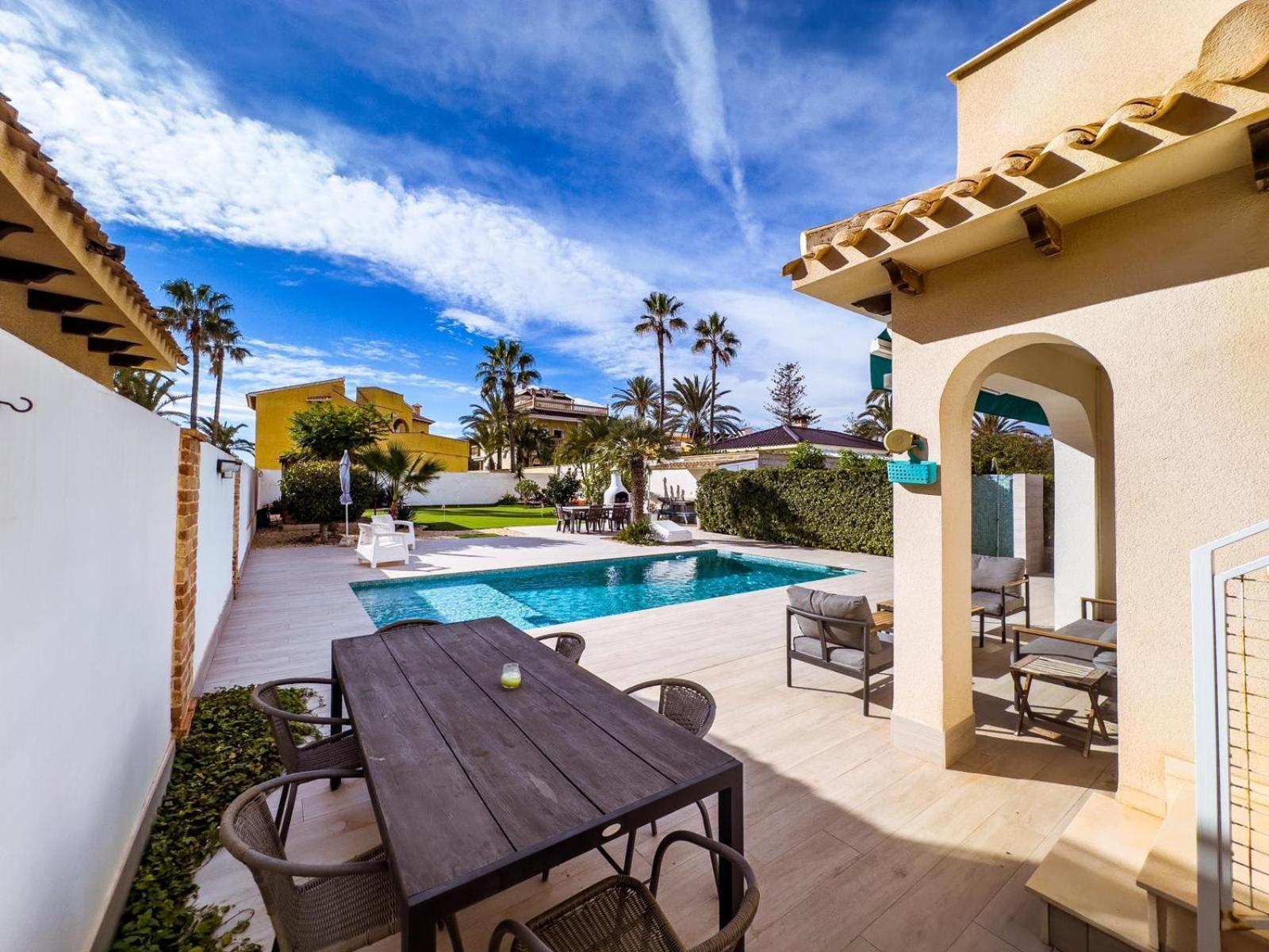 Beach Villa Playa Flamenca Orihuela Eksteriør bilde